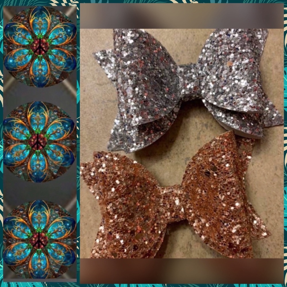 ⚜️•🔥•5/$25🔥•Handmade Bow Girls Hair Clips